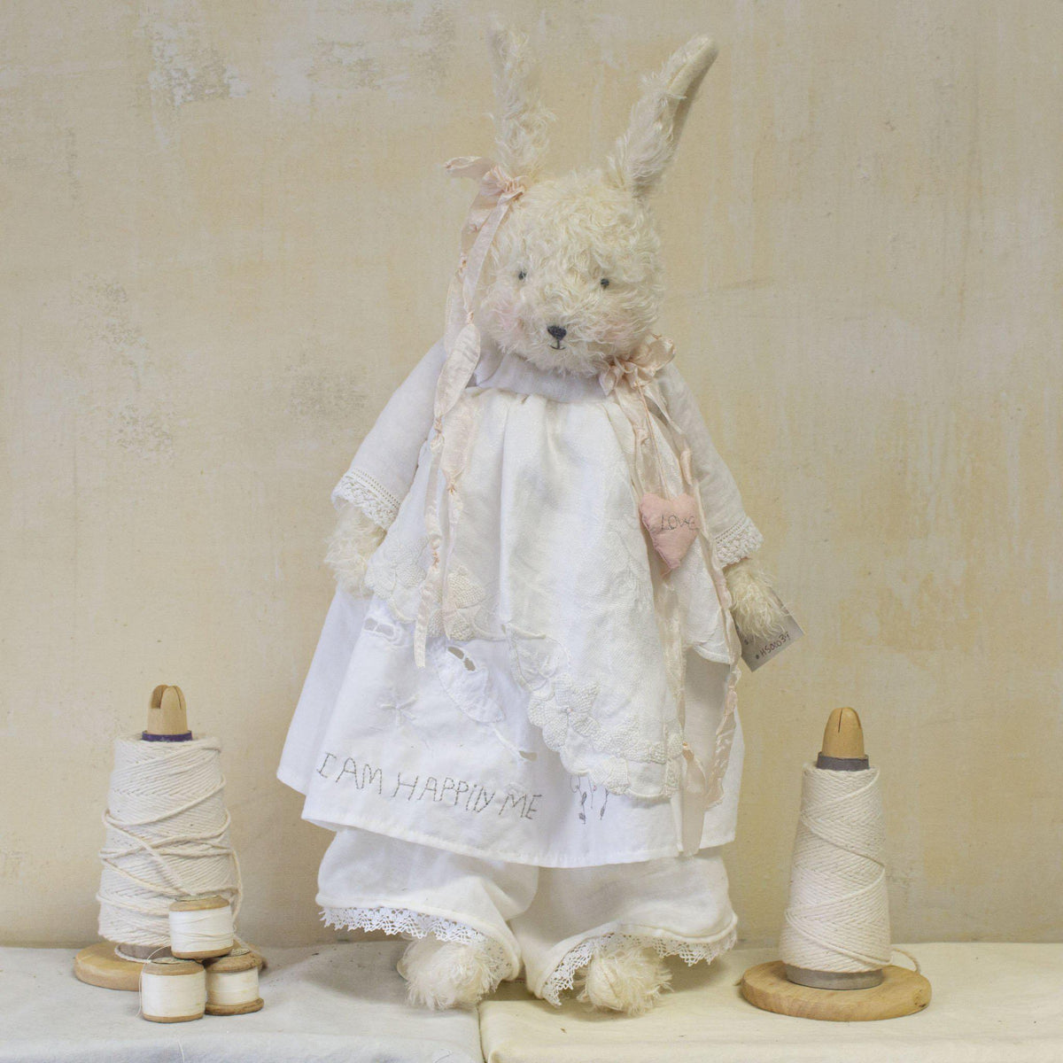 RETIRED - Hutch Studio - Miss Peace And Love - One Of A Kind Bunny