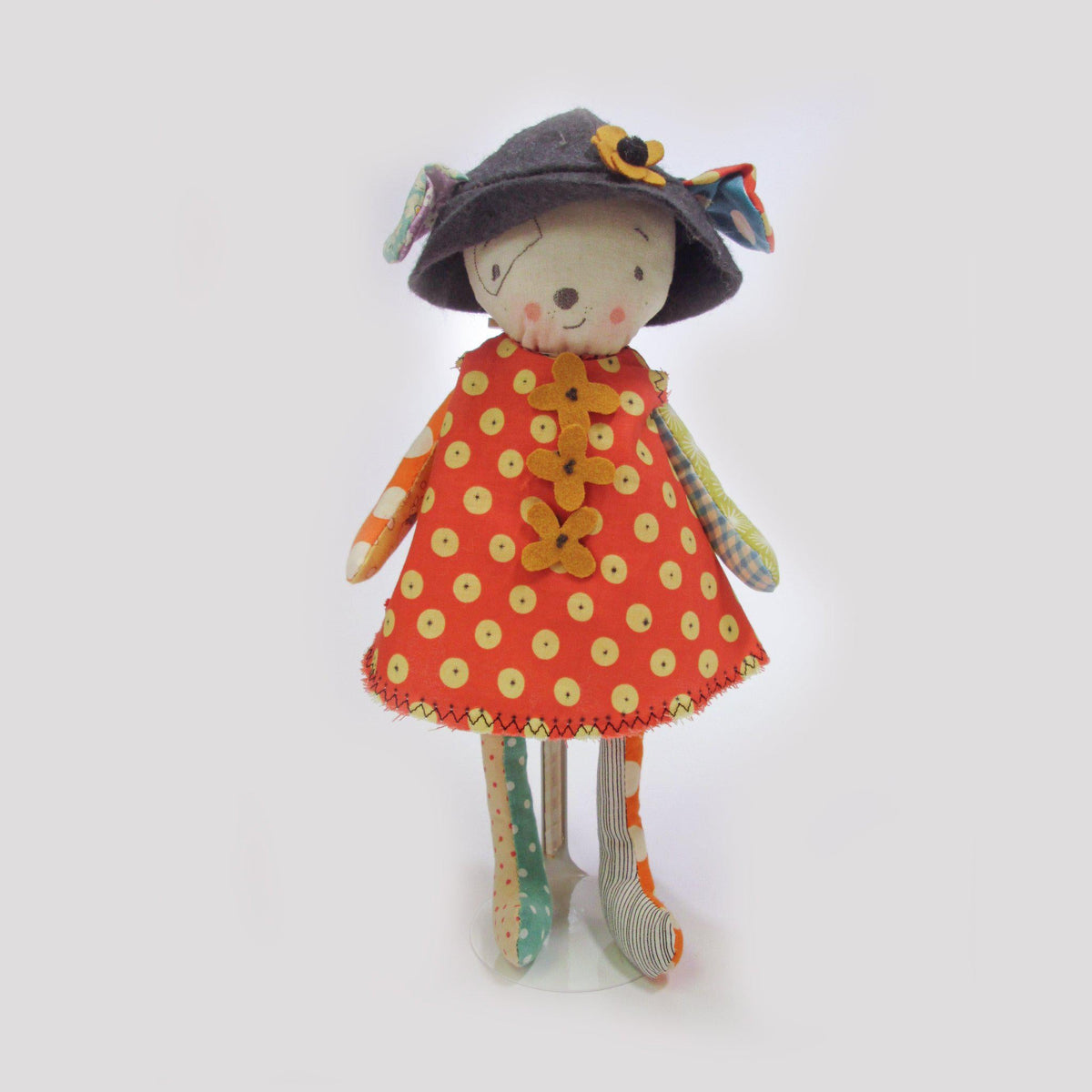 RETIRED - Hutch Studio - Dottie Puppy - One Of A Kind Puppy