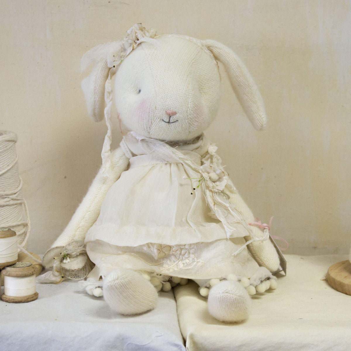 RETIRED - Hutch Studio - Little Posey - One Of A Kind Bunny