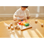 Plan Toys Colored Counting Blocks, Unit Plus