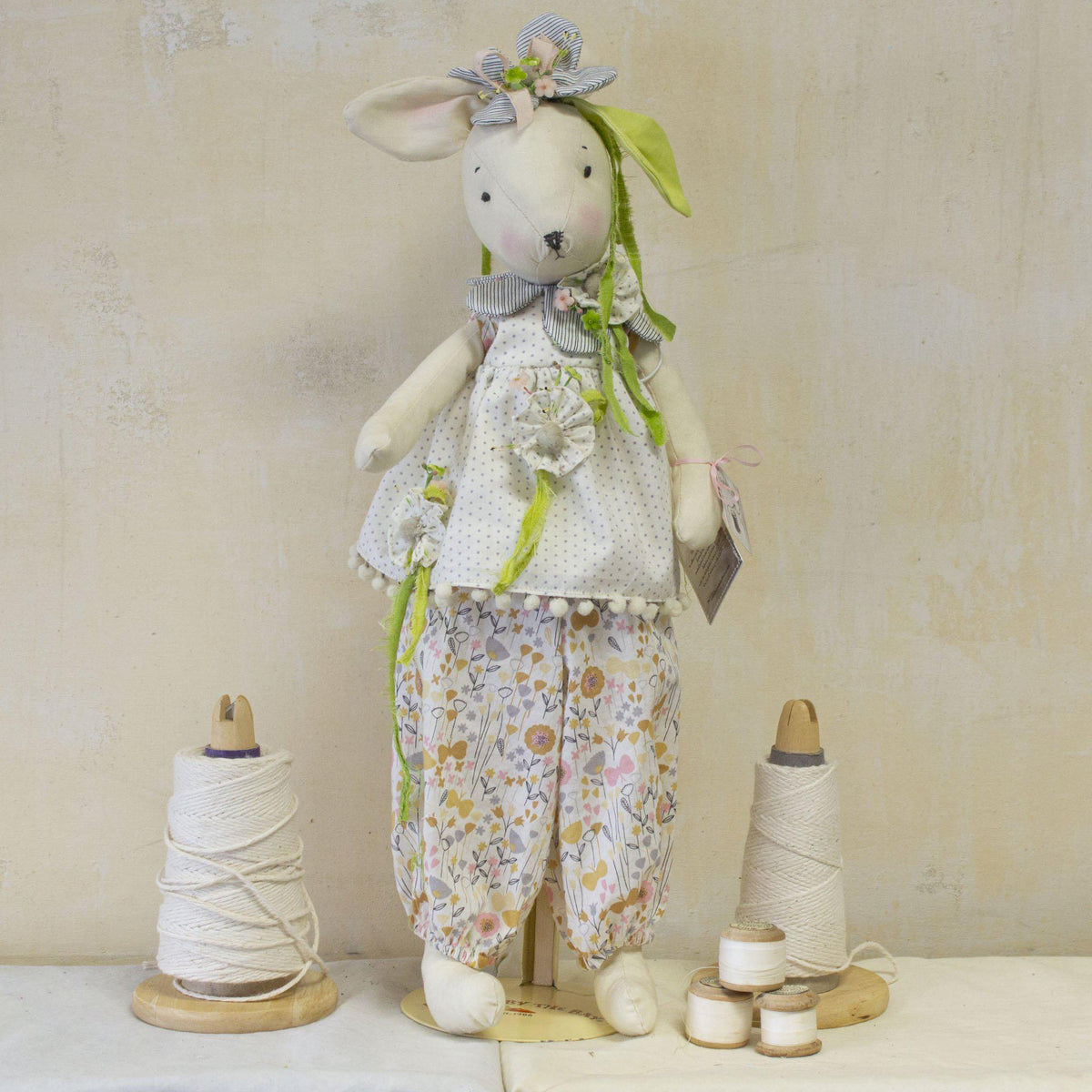 RETIRED - Hutch Studio - Tall Tillie - One Of A Kind Bunny