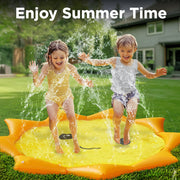 Pool Wave Toddler Splash Pad, Inflatable Water Sprinkler Play Mat