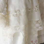 RETIRED - Hutch Studio - Mis Nel Chenille - One Of A Kind Bunny