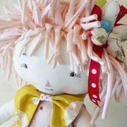 RETIRED - Hutch Studio -Bessie and Bundoll - Make and Mend One of a Kind Doll