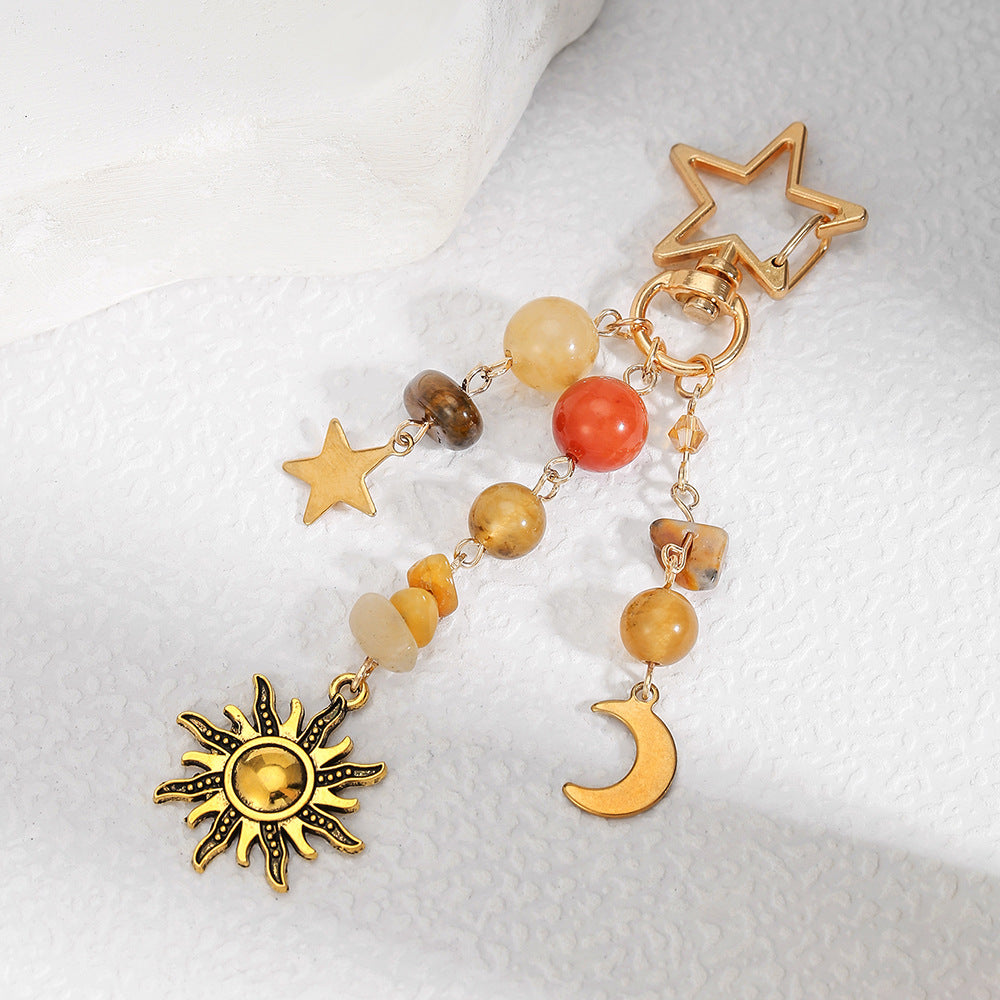 celestial-sun-moon-keychain-with-colorful-star-beads-gemstone