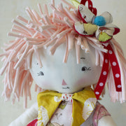 RETIRED - Hutch Studio -Tessie and Bundoll - Make and Mend One of a Kind Doll