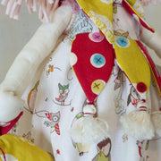 RETIRED - Hutch Studio -Tessie and Bundoll - Make and Mend One of a Kind Doll
