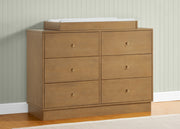 James 6 Drawer Dresser with Interlocking Drawers