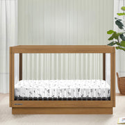 James Acrylic 4-in-1 Convertible Crib