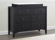 Farmhouse 6 Drawer Dresser with Interlocking Drawers