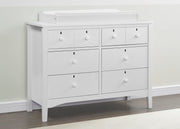 Farmhouse 6 Drawer Dresser with Interlocking Drawers