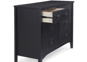 Farmhouse 6 Drawer Dresser with Interlocking Drawers
