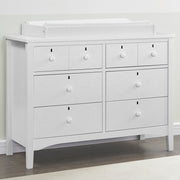 Farmhouse 6 Drawer Dresser with Interlocking Drawers