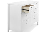 Farmhouse 6 Drawer Dresser with Interlocking Drawers